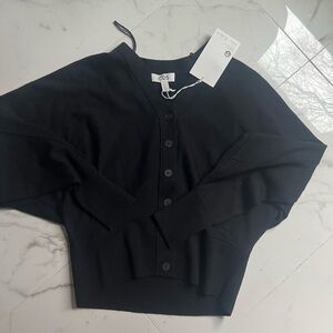 Cos - batwing sleeve merino wool cardigan